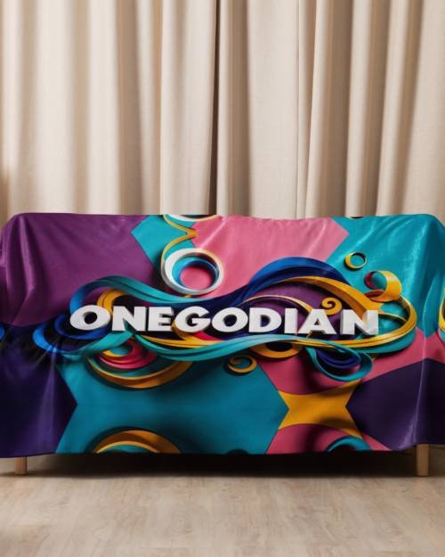 The Word Onegodian Art: Design 01 – Sherpa blanket