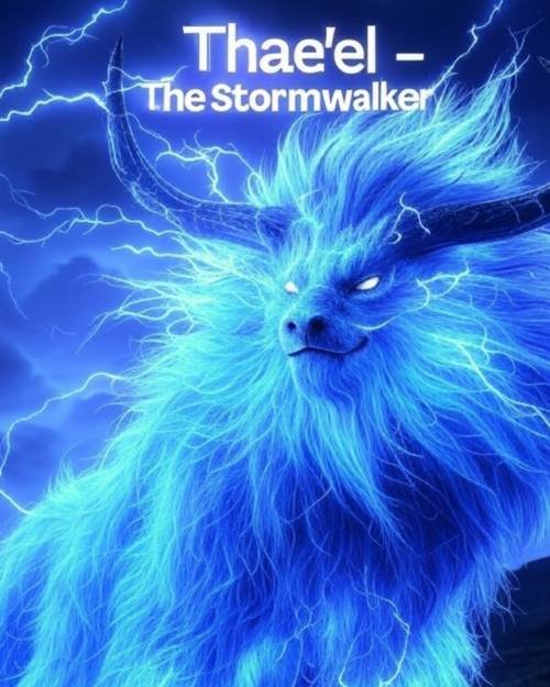 The Divine 9:7 Thae’el – The Stormwalker™ (Digital Scroll + Art + Certificate)