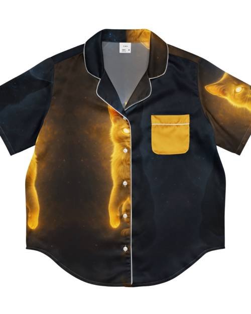 Vera’el – Sentinel of Shadows™, Companion #4 of the Divine 9 – women’s short sleeve pajama top