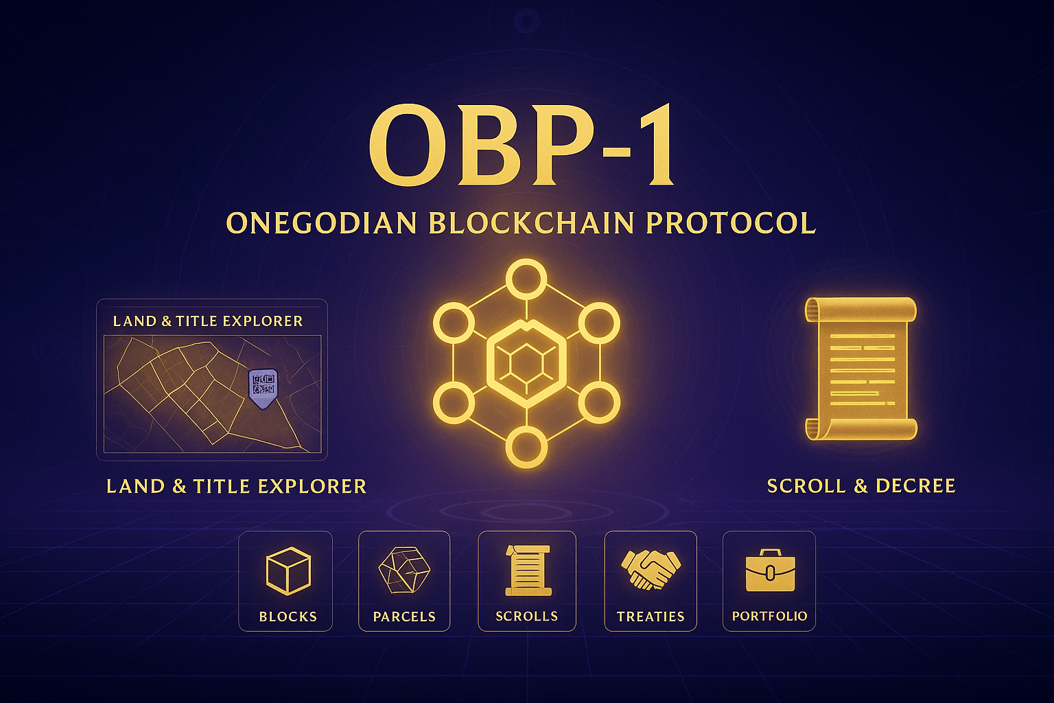 🚀 OBP-1™: Onegodian Blockchain Protocol™